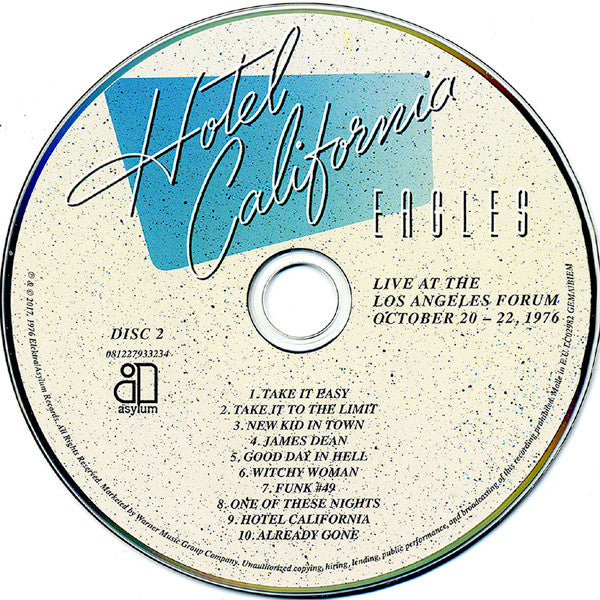 Eagles : Hotel California (CD, Album, RE, RM + CD, Album)