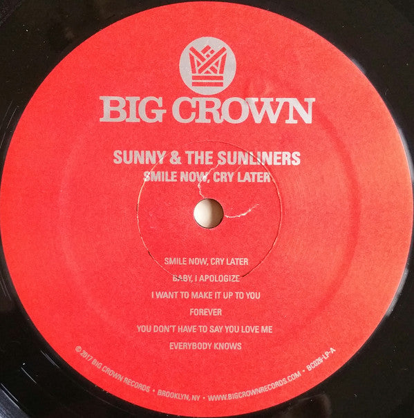 Sunny & The Sunliners : Smile Now... Cry Later (LP, RSD, RE, RM)