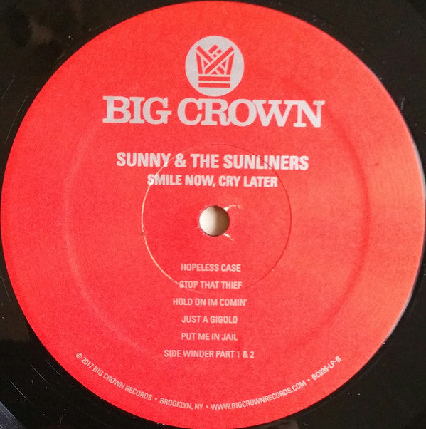 Sunny & The Sunliners : Smile Now... Cry Later (LP, RSD, RE, RM)