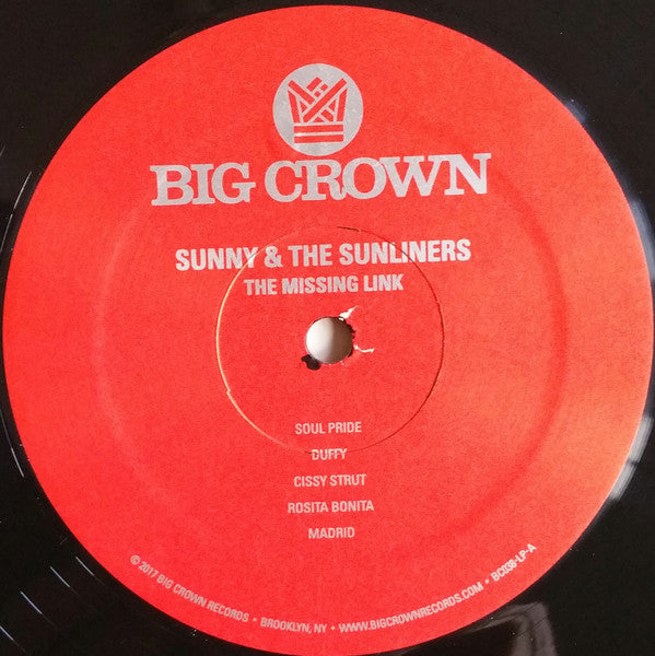Sunny & The Sunliners : The Missing Link (LP, Album, RSD, RE, RM)