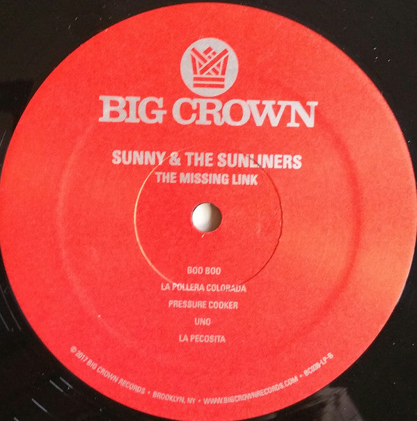 Sunny & The Sunliners : The Missing Link (LP, Album, RSD, RE, RM)