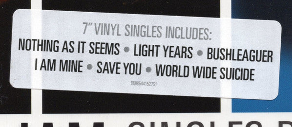 Pearl Jam : Singles Bundle (Box, Comp + 7", Single, RE, Tur + 7", Single, RE, )