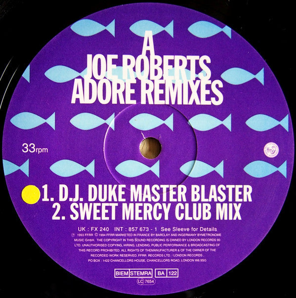 Joe Roberts : Adore (12")