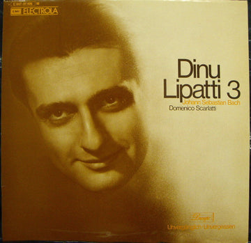 Johann Sebastian Bach, Domenico Scarlatti, Dinu Lipatti : Dinu Lipatti 3 (LP, Comp, Mono)