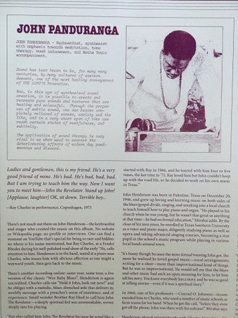 John Panduranga : Ocean Of Love (LP, Album)