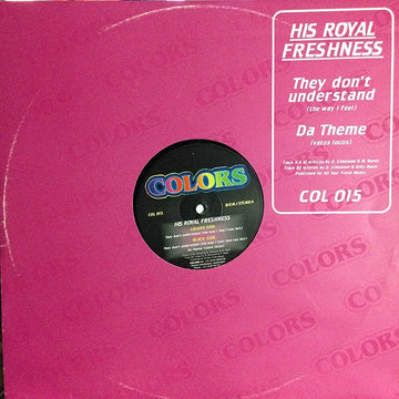 His Royal Freshness : They Don't Understand (The Way I Feel) (12")