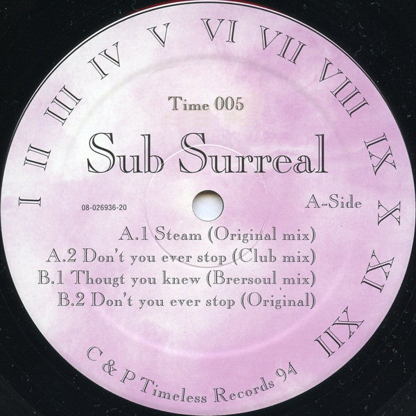 Sub Surreal : Steam (12")