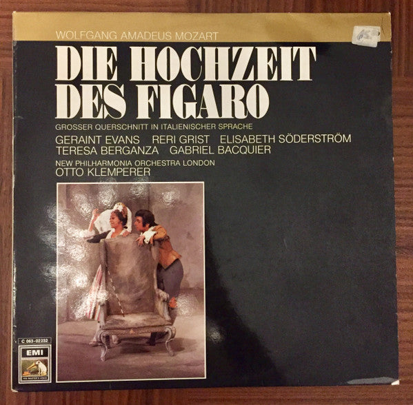 Wolfgang Amadeus Mozart, Otto Klemperer, New Philharmonia Orchestra : Die Hochzeit Des Figaro - Grosser Querschnitt (LP)