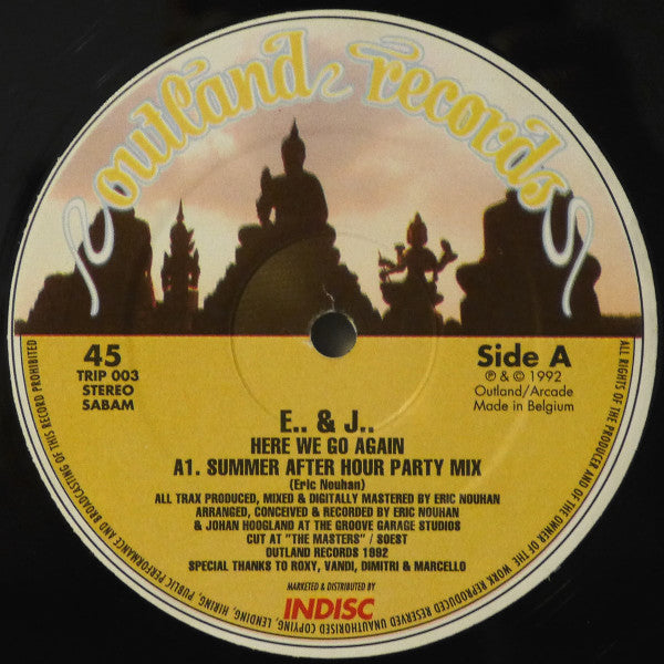 E.. & J..* : Here We Go Again (12")