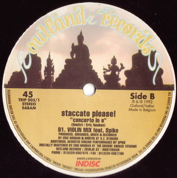 Power Of Beauty / Staccato Please! : House Of Lords / Concerto In E (12")