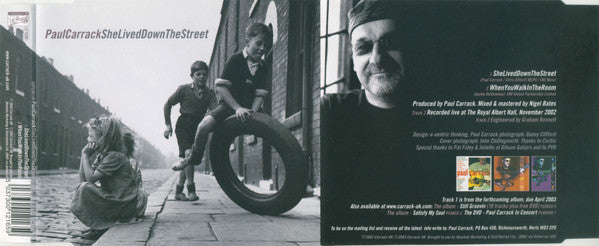 Paul Carrack : She Lived Down The Street (CD, Single)