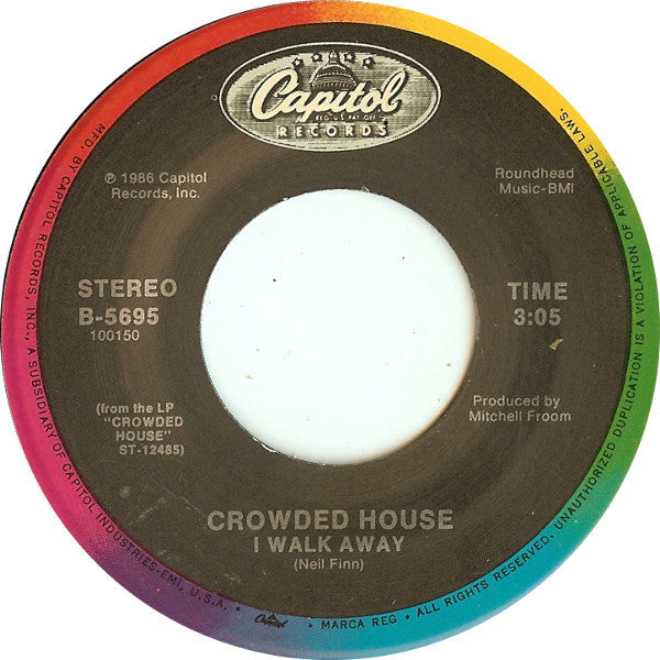Crowded House : Something So Strong (7", Single, Spe)