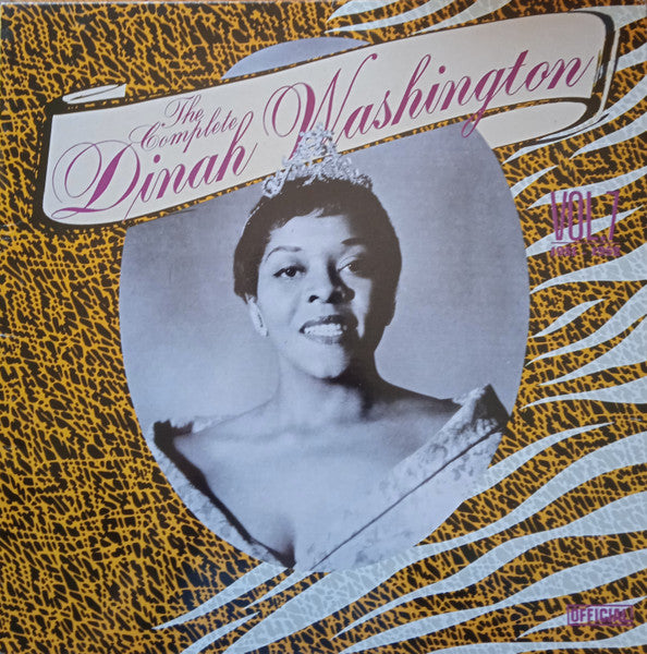 Dinah Washington : The Complete Dinah Washington Vol. 7 1951-1952 (LP, Comp)