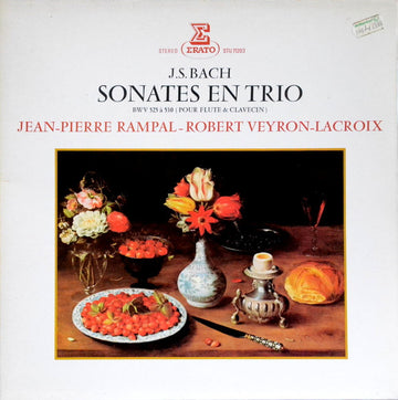 Johann Sebastian Bach, Jean-Pierre Rampal, Robert Veyron-Lacroix : Sonates En Trio BWV 525 À 530 (Pour Flute & Clavecin) (LP, Gat)