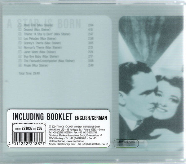 Max Steiner : A Star Is Born (Original Soundtracks) (CD, Album)