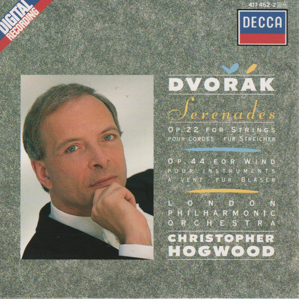 Antonín Dvořák - London Philharmonic Orchestra, Christopher Hogwood : Serenades Op. 22 & 44 (CD, Album)