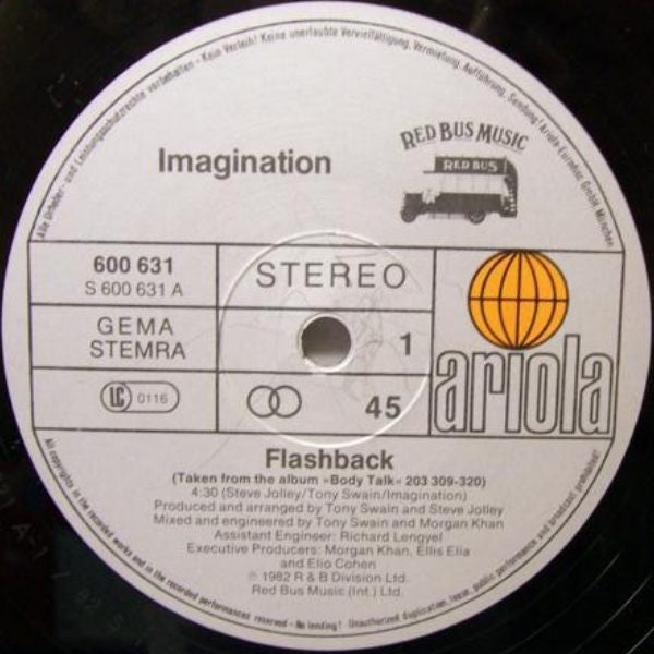Imagination : Flashback / Burnin' Up (12", Maxi)