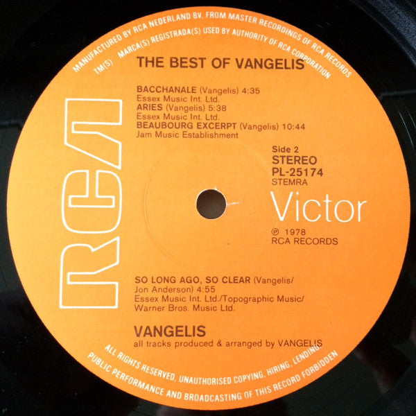 Vangelis : The Best Of Vangelis (LP, Comp)