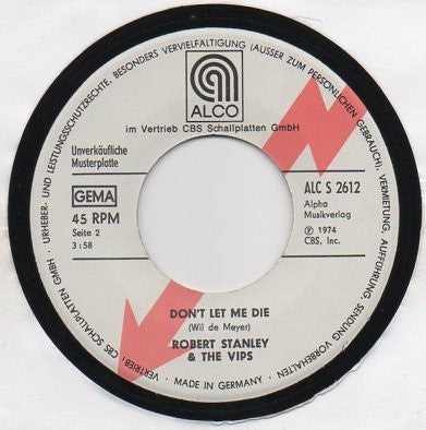 Robert Stanley & The Vips : She's A Good Woman (7", Single, Promo)