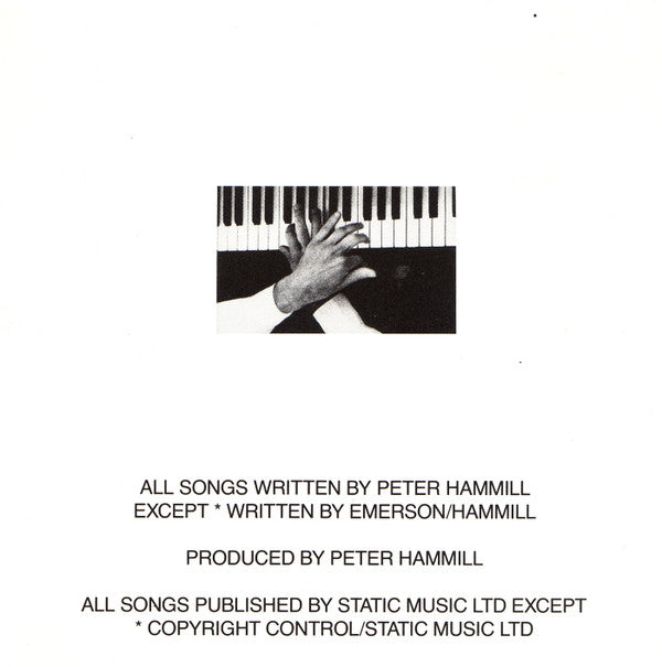 Peter Hammill : And Close As This (CD, Album, RE, SID)