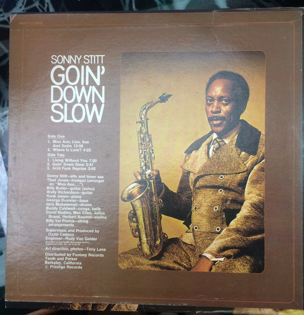 Sonny Stitt : Goin' Down Slow (LP)