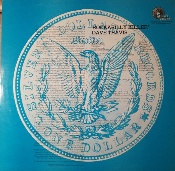 Dave Travis (2) With The Bad River Band : Rockabilly Killer (LP, Album)