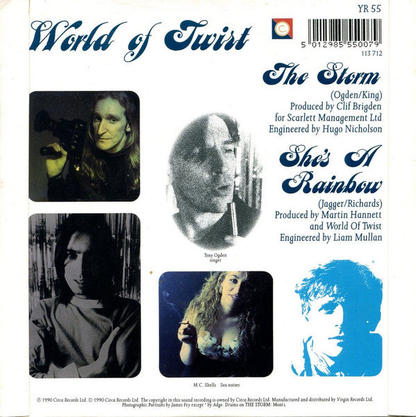 World Of Twist : The Storm (7", Single, Inj)