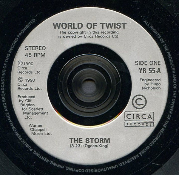 World Of Twist : The Storm (7", Single, Inj)