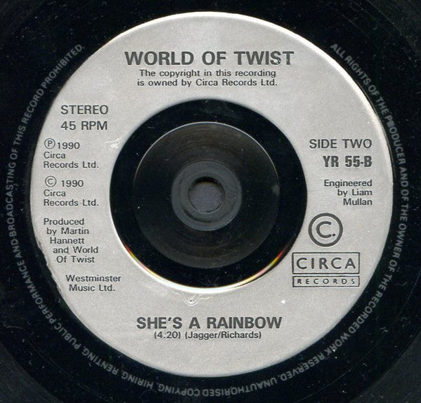 World Of Twist : The Storm (7", Single, Inj)