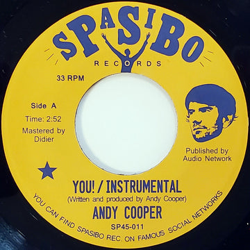 Andy Cooper (2) : You! / Ride It Out (7")