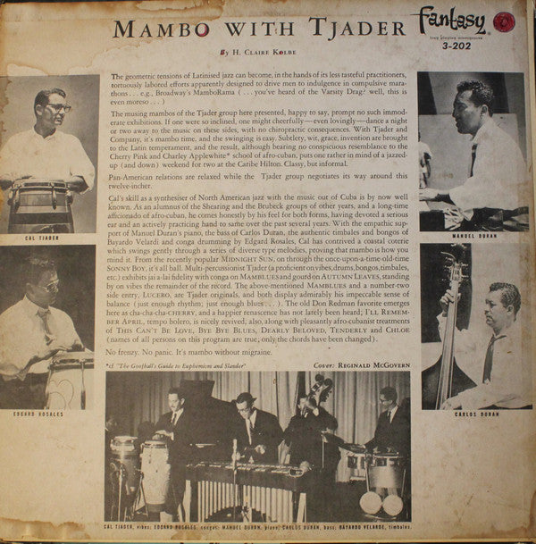 Cal Tjader's Modern Mambo Quintet : Mambo With Tjader (LP, Album, Red)