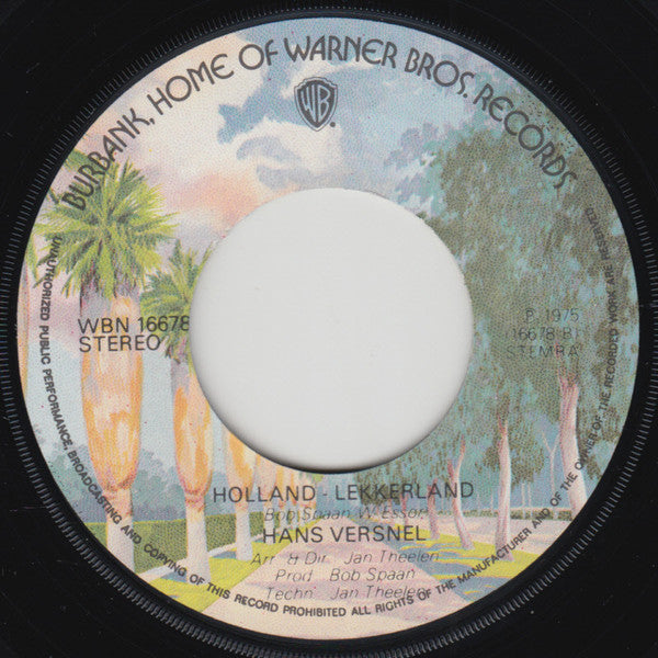 Hans Versnel : Leve De Opera (7", Single)