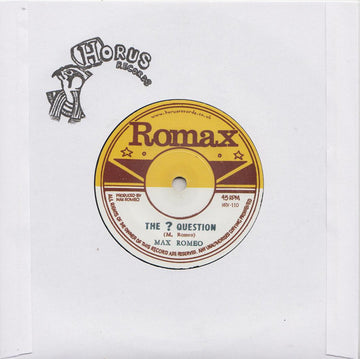 Max Romeo / Ronald Wilson (4) : The ? Question / Rat Poison (7")