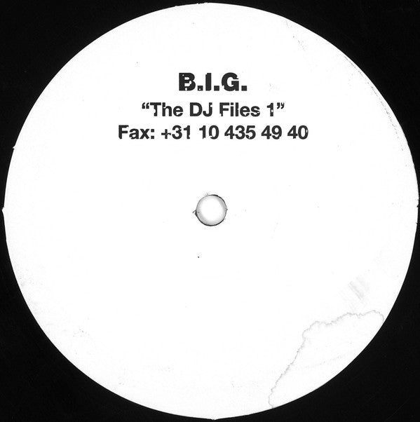 B.I.G. : The DJ Files 1 (12")