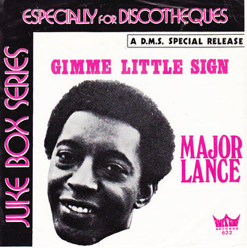 Major Lance : Gimme Little Sign  (7", Single, RP)