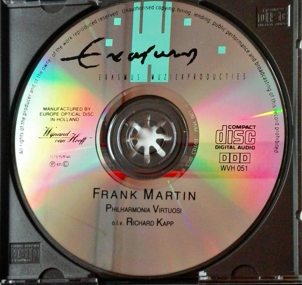 Frank Martin (3) - Philharmonia Virtuosi, Richard Kapp : Concerto For Seven Wind Instruments (CD)