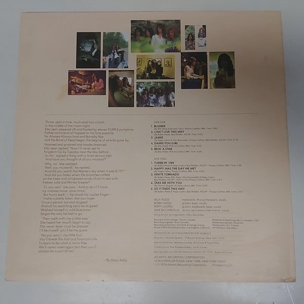 Barnaby Bye : Touch (LP, Album, Ric)