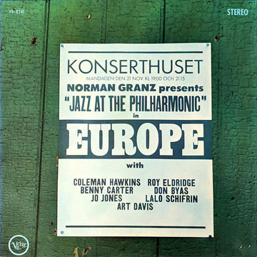 Jazz At The Philharmonic : Norman Granz Presents "Jazz At The Philharmonic" In Europe (LP, Album)