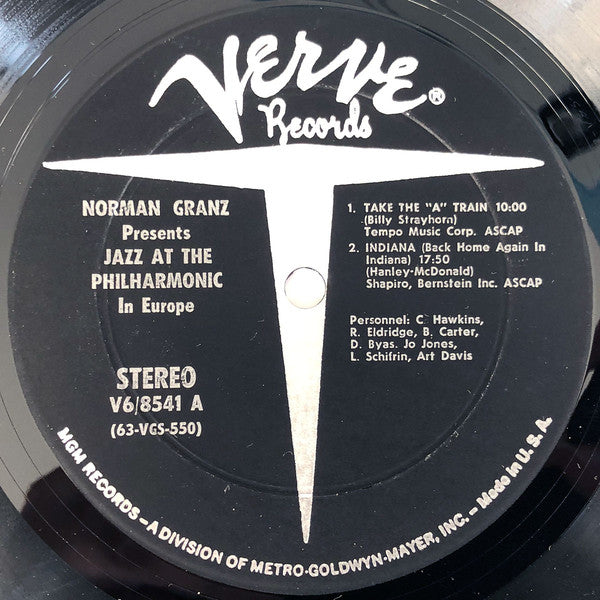 Jazz At The Philharmonic : Norman Granz Presents "Jazz At The Philharmonic" In Europe (LP, Album)