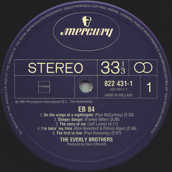 Everly Brothers : EB 84 (LP, Album)