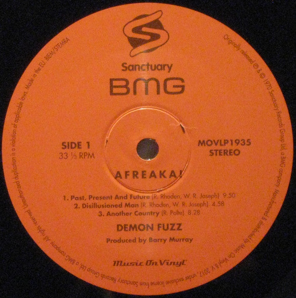 Demon Fuzz : Afreaka! (LP, Album, RE, RM, 180)