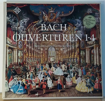 Bach*, Concentus Musicus Wien · Nikolaus Harnoncourt : Ouvertüren 1-4 (Auf Originalinstrumenten) (2xLP, Comp + Box)