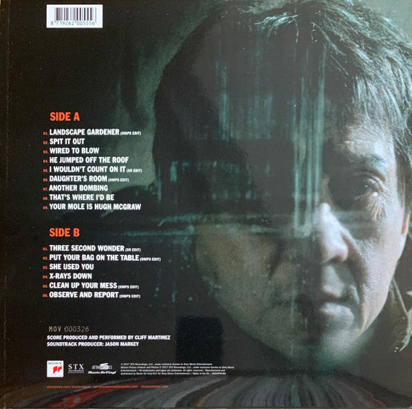 Cliff Martinez : The Foreigner (Original Motion Picture Soundtrack) (LP, Album, Ltd, Num, Ora)