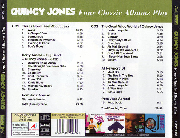 Quincy Jones : Four Classic Albums Plus (2xCD, Comp)