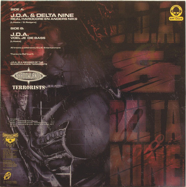 DJ J.D.A. & Delta 9 : Real Hardcore En Anders Niks (12")