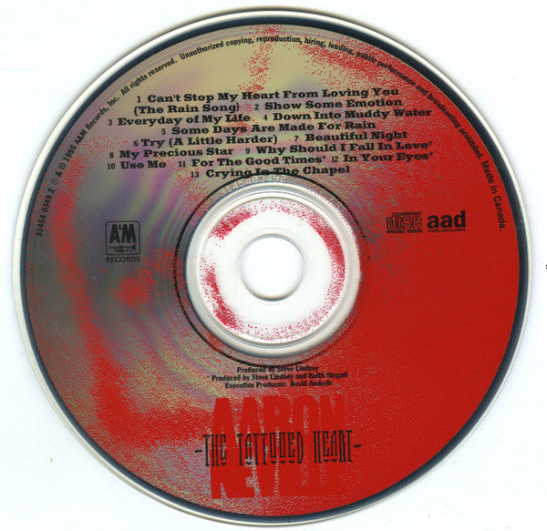 Aaron Neville : The Tattooed Heart (CD, Album)