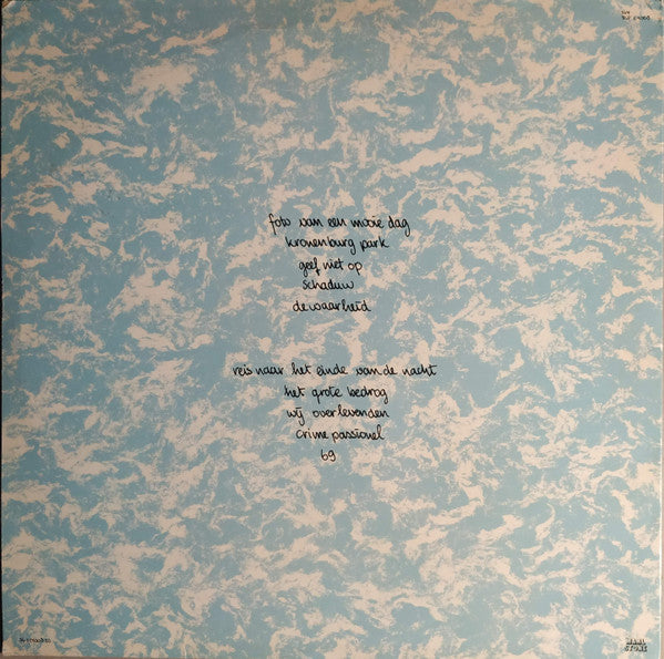 Frank Boeijen Groep : Foto Van Een Mooie Dag (LP, Album)