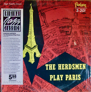 The Herdsmen (2) : The Herdsmen Play Paris (LP, Album, Mono, RE)