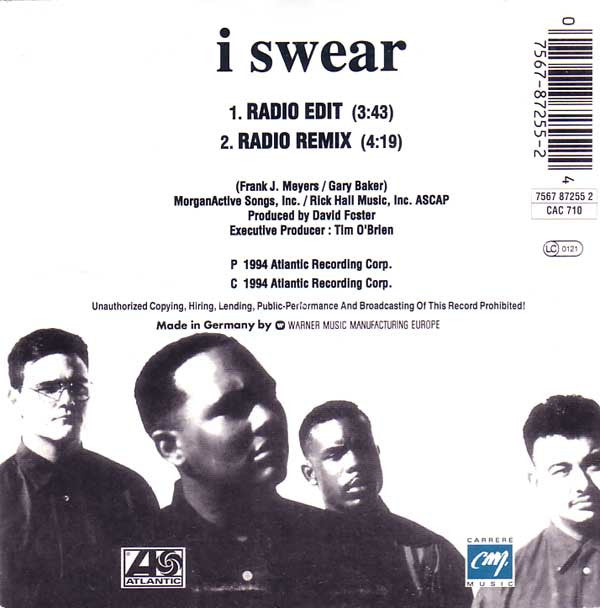 All-4-One : I Swear (CD, Single)