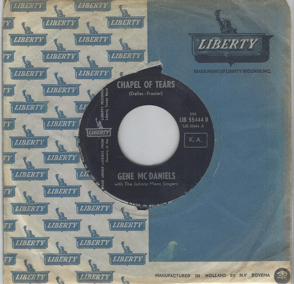 Eugene McDaniels With The Johnny Mann Singers : Funny / Chapel Of Tears (7", Single)
